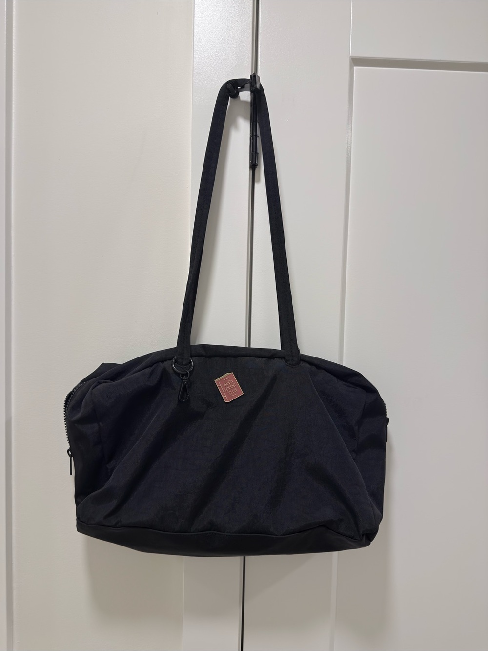 Black Shoulder Baggu Bowler Tote Bag